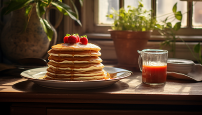 The Best Pancake Recipe: Fluffy Delights with Ecolution's Griddle Pan!