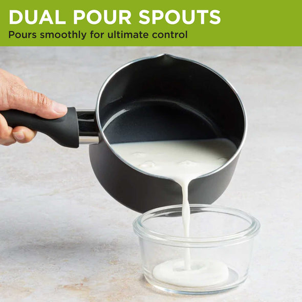 Evolve Saucepan With Double Pour Spouts, 1 Quart - Ecolution