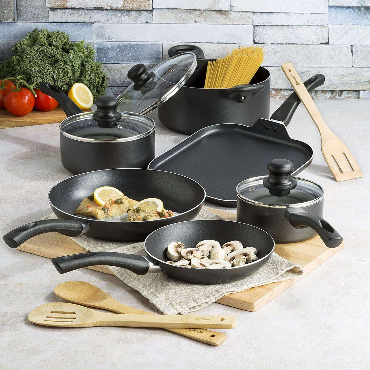 Easy Clean Non Stick Cookware Set - Ecolution – Ecolution Cookware