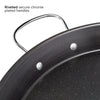 Sol Paella Pan handle with feature on white background