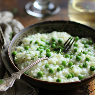 Indulge in Creamy Risotto with Peas: A Gourmet Dish Made Easy at Home