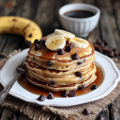 Scrumptious Choco Banana Pancakes Recipe for a Sweet Breakfast Treat!