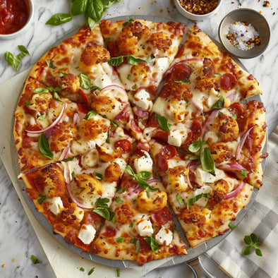 Delicious and Healthy Cauliflower Pizza Crust: A Guilt-Free Alternative to Traditional Pizza"