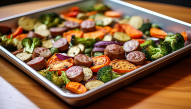 Quick and Delicious Sheet Pan Sausage and Vegetables Recipe