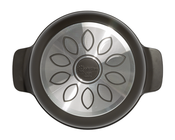 Aria Cast Aluminum Dutch Oven with Glass Lid – Charcoal or Cream - 4.3 Qt or 7 Qt - Ecolution