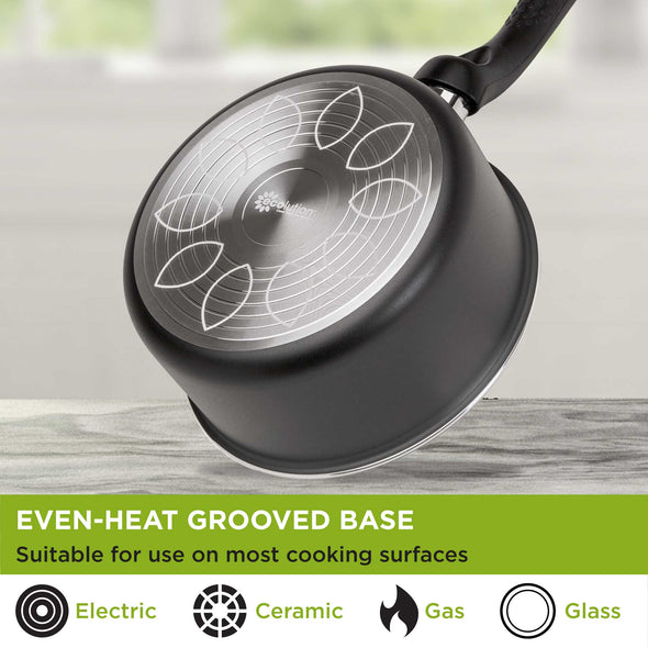 Evolve Saucepan With Glass Lid - Ecolution