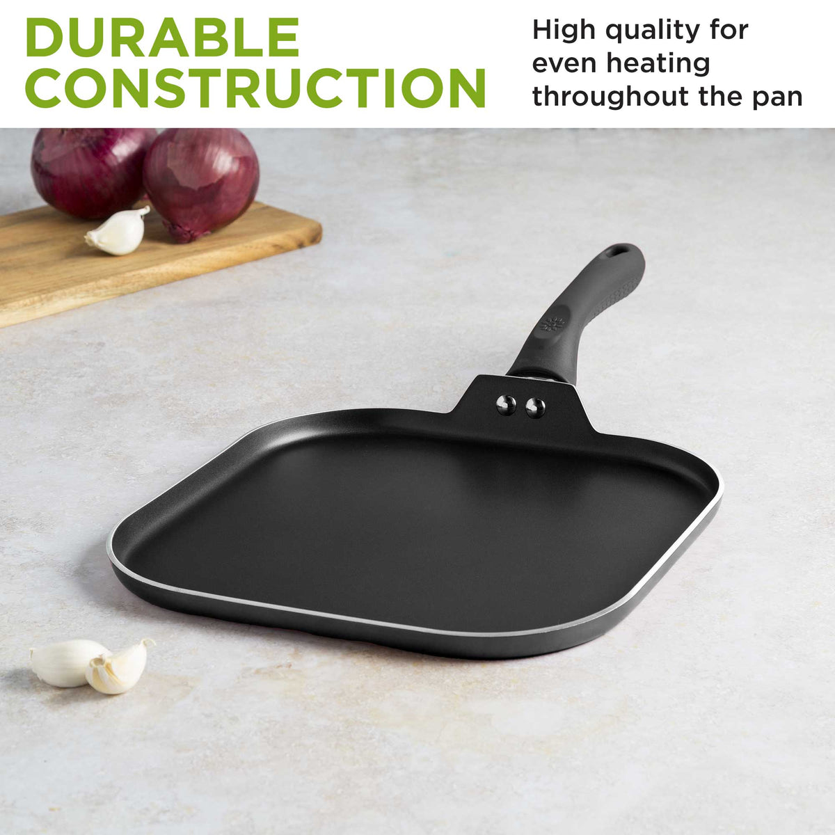 Evolve Non-Stick Griddle Pan, 11 Inch - Ecolution – Ecolution Cookware