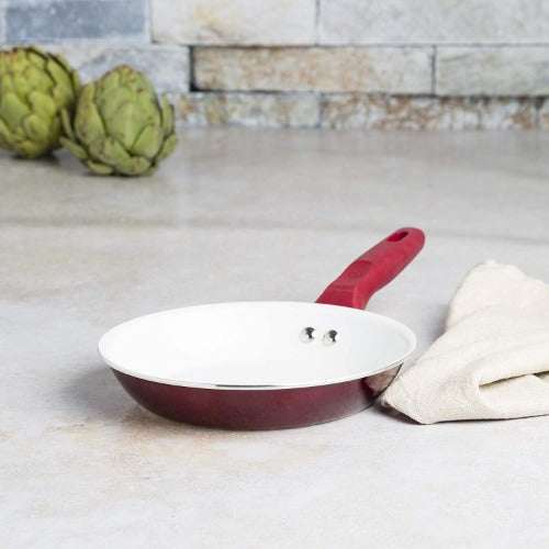 Ecolution Non-Stick White Ceramic 8.5” Frying Pan/skillet
