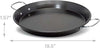 Sol Carbon Steel Non-Stick Paella Pan dimensions on white background
