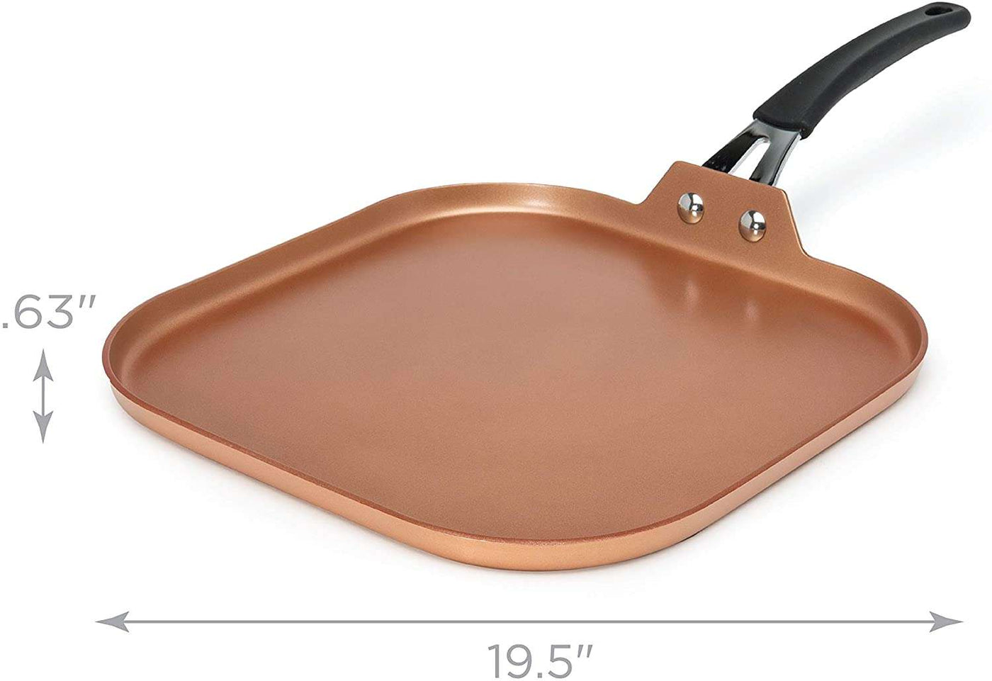 Endure Titanium Guard Non-Stick Griddle Pan, 11 Inch