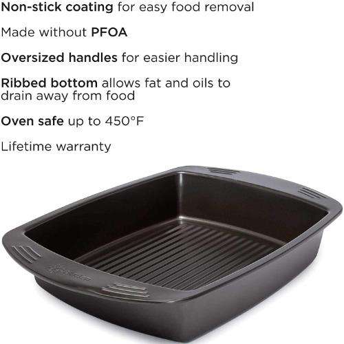 Kitchen Extras Non-Stick Roasting Pan, 16 Inch, Durable Carbon Steel -  Ecolution – Ecolution Cookware