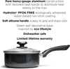 Artistry Saucepan With Glass Lid features on white background