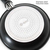 Bliss 11" Fry Pan - Matte Black / Copper base features on white background