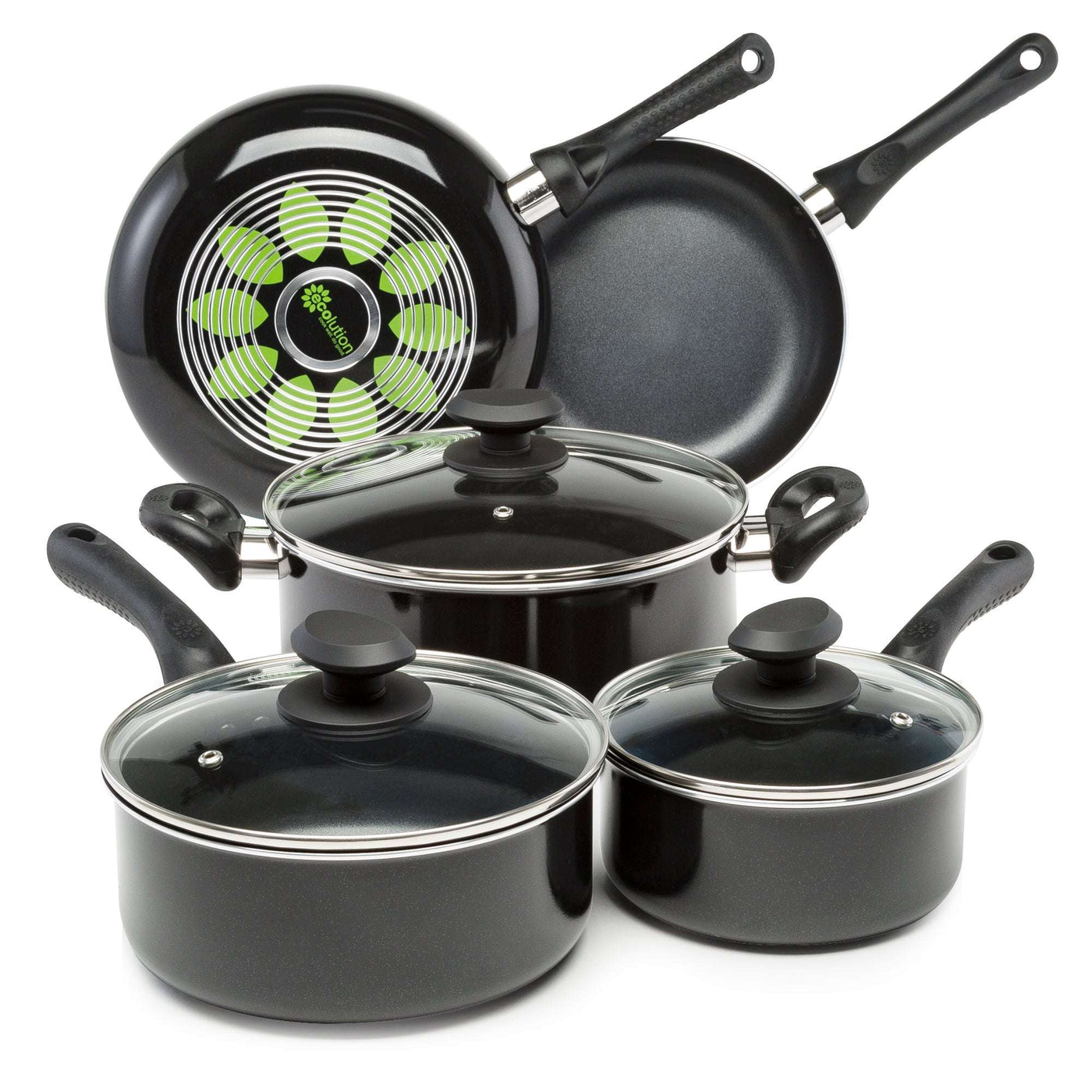 Elements 8 Piece Non-Stick Cookware Set - Ecolution – Ecolution Cookware