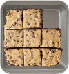 BakeIns 9 inch Non-Stick Square Cake Pan with cookies