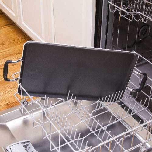 Artistry Non-Stick Double Burner Griddle in dishwasher