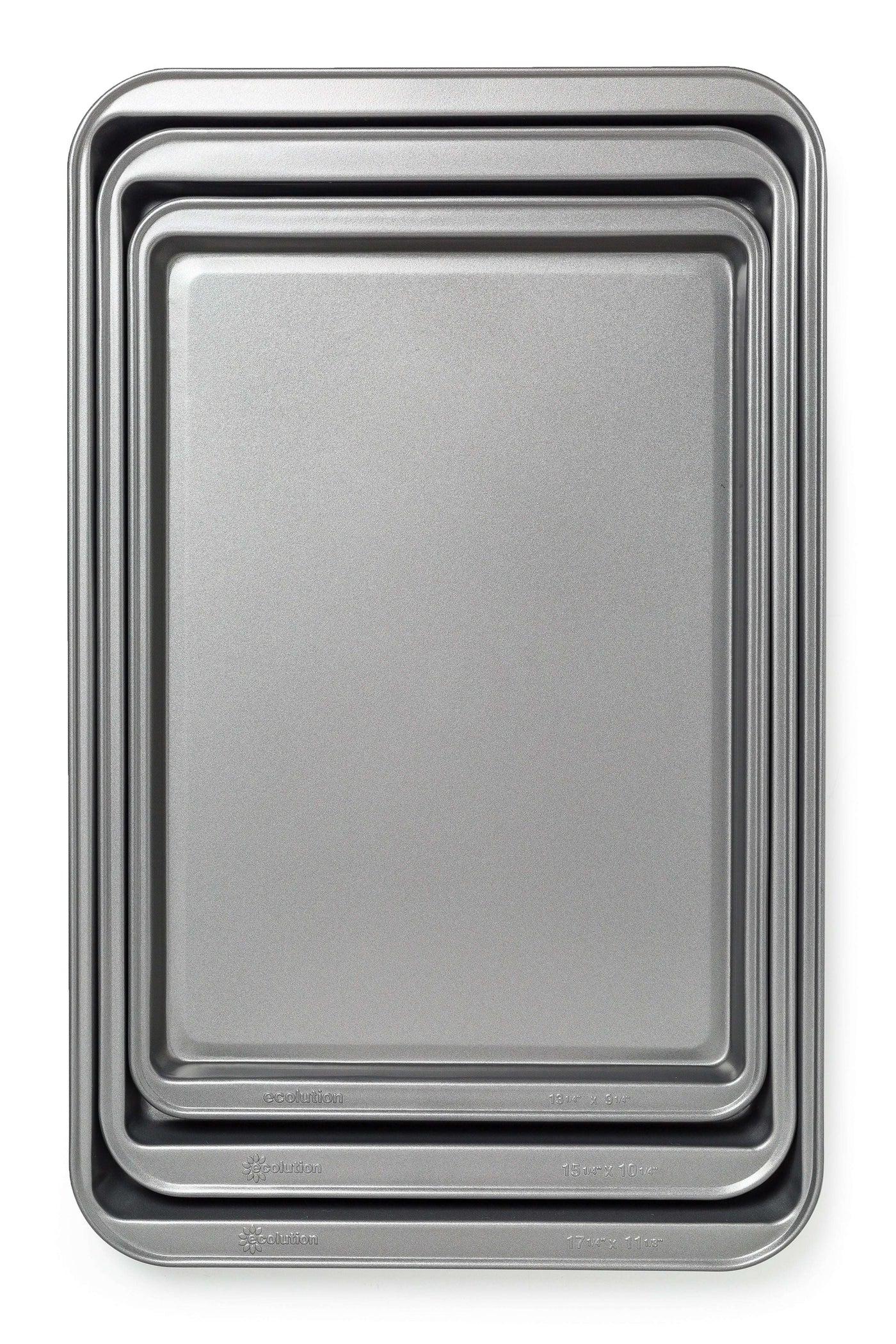 Good Cook 13'' x 9'' Non-stick Small Cookie Sheet, heavy duty steel, gray