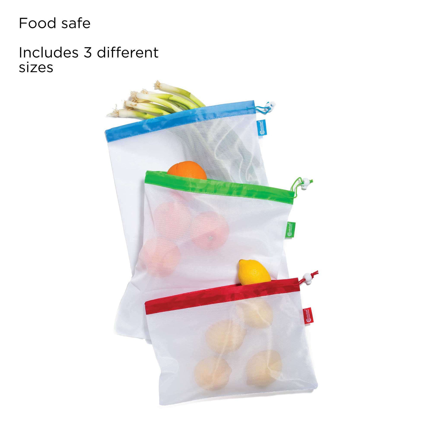 Saderoy Recycling Bags for Home, Kitchen - Set of 3, 14 Gallons,  Polypropylene, Reusable, Multi-Purpose