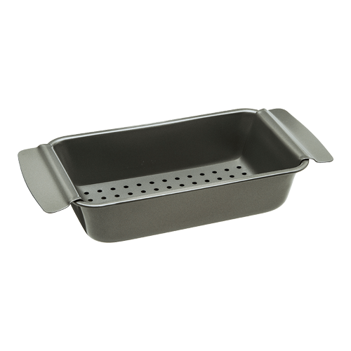 Ecolution BakeIns Healthy Meatloaf Pan Set With Insert 9 x4 3 8 Ecolution Cookware