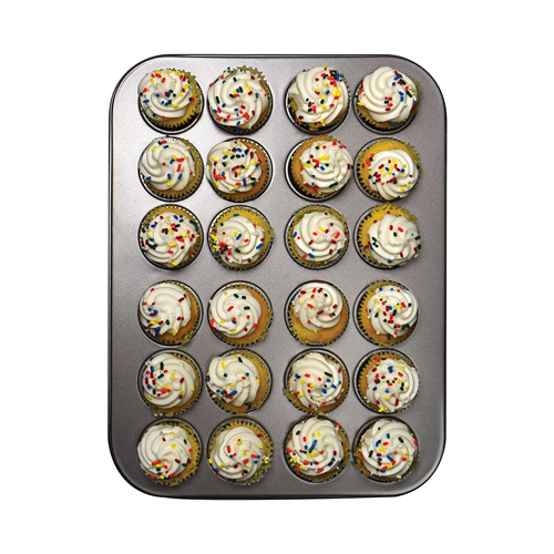 BakeIns Non-Stick Muffin Pan / Cupcake Pan, 6 Cup - Ecolution – Ecolution  Cookware