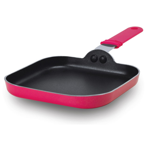 Ecolution Non-Stick Griddle Pan Dishwasher Safe, Silicone Handle, Specialty  Cookware for Family, Griddle-11 Inch, Crimson Sunset