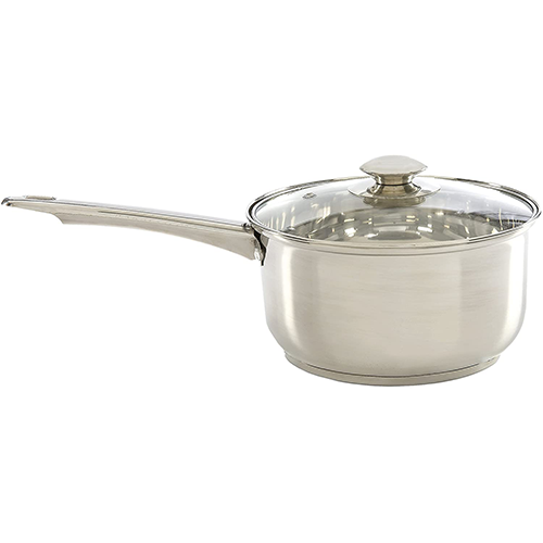 2 Quart Saucepan with Lid, Stainless Steel Pot, Sauce Pan, Cooking Pot,  Saucepan