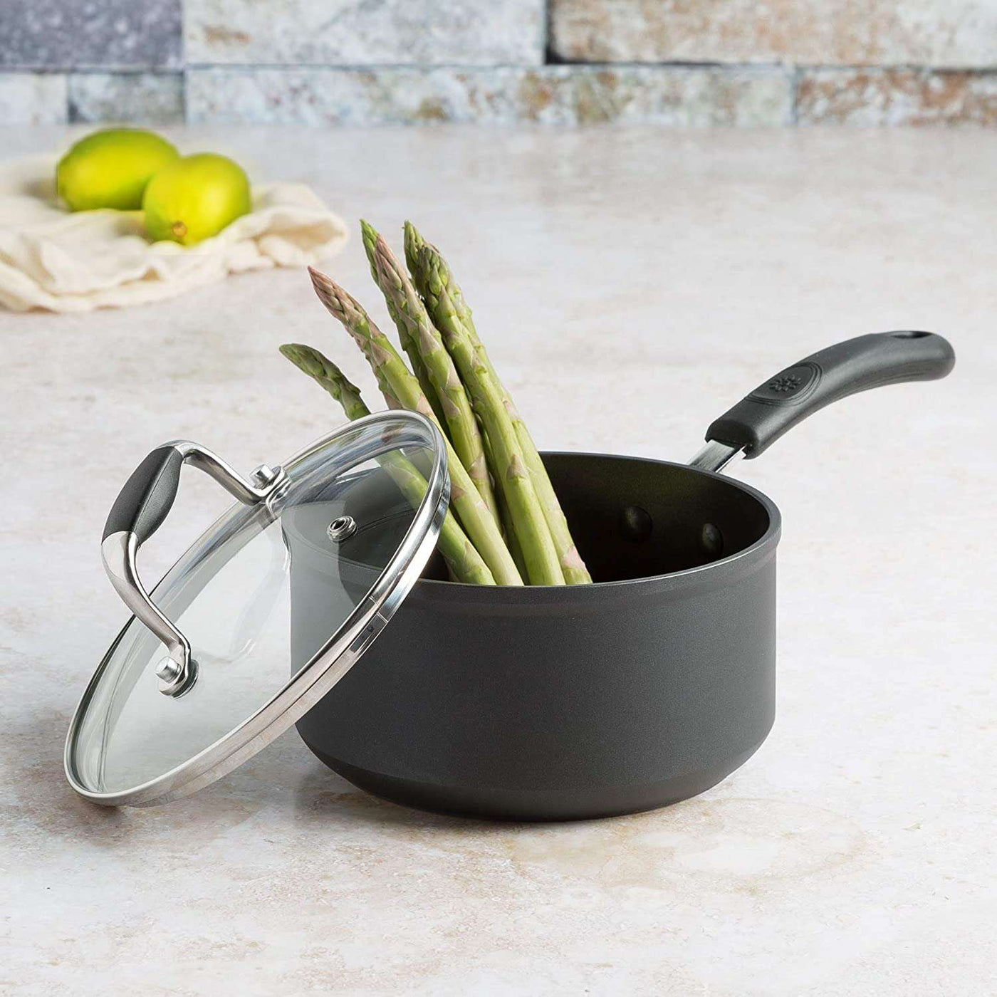 Sauce Pan Set with Lid Nonstick Sauce-Cooking Pot with Pour-Spout Pfoa Free  - China Nonstick Cookware and Cookware Set price
